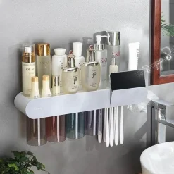 Tranquil Waters Badezimmer|Möbel-Wandmontierter Aufbewahrungs-Organizer – platzsparendes Aufbewahrungssystem