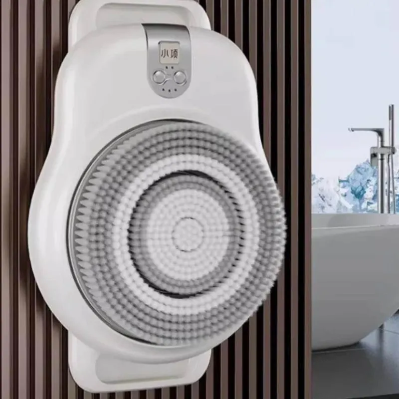 The Blissful Bath Badezimmer-Wandmontierter Duschschrubber - Intelligente Rückenreinigungsmaschine