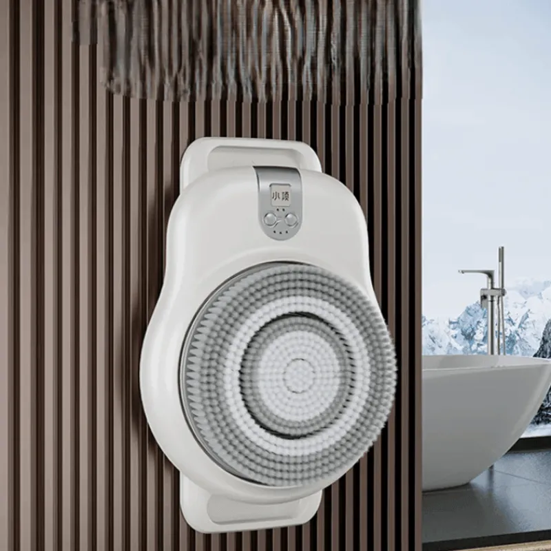 The Blissful Bath Badezimmer-Wandmontierter Duschschrubber - Intelligente Rückenreinigungsmaschine