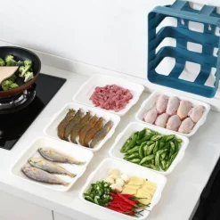 Space Savvy Küche & Esszimmer-Wandmontierter Küchen-Organizer – Mehrschichtiges Lebensmittelaufbewahrungssystem