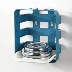 Space Savvy Küche & Esszimmer-Wandmontierter Küchen-Organizer – Mehrschichtiges Lebensmittelaufbewahrungssystem