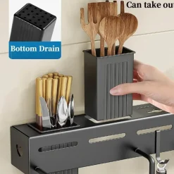 Space Savvy Küche & Esszimmer-Wandmontierter Küchen-Organizer – Moderne Lösung zur Aufbewahrung von Werkzeugen