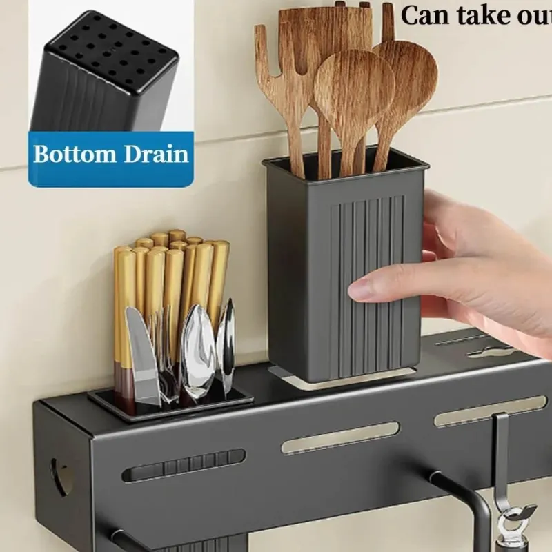 Space Savvy Küche & Esszimmer-Wandmontierter Küchen-Organizer – Moderne Lösung zur Aufbewahrung von Werkzeugen