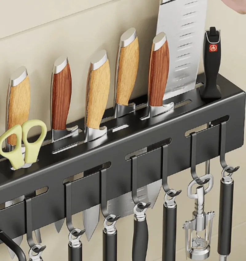 Space Savvy Küche & Esszimmer-Wandmontierter Küchen-Organizer – Moderne Lösung zur Aufbewahrung von Werkzeugen