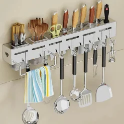 Space Savvy Küche & Esszimmer-Wandmontierter Küchen-Organizer – Moderne Lösung zur Aufbewahrung von Werkzeugen