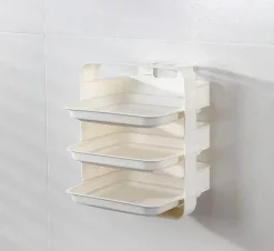 The Culinary Kit Küche & Esszimmer-Wandmontierter Küchen-Organizer – platzsparende Aufbewahrungslösung