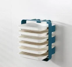 The Culinary Kit Küche & Esszimmer-Wandmontierter Küchen-Organizer – platzsparende Aufbewahrungslösung