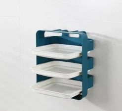 The Culinary Kit Küche & Esszimmer-Wandmontierter Küchen-Organizer – platzsparende Aufbewahrungslösung