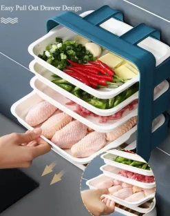 The Culinary Kit Küche & Esszimmer-Wandmontierter Küchen-Organizer – platzsparende Aufbewahrungslösung