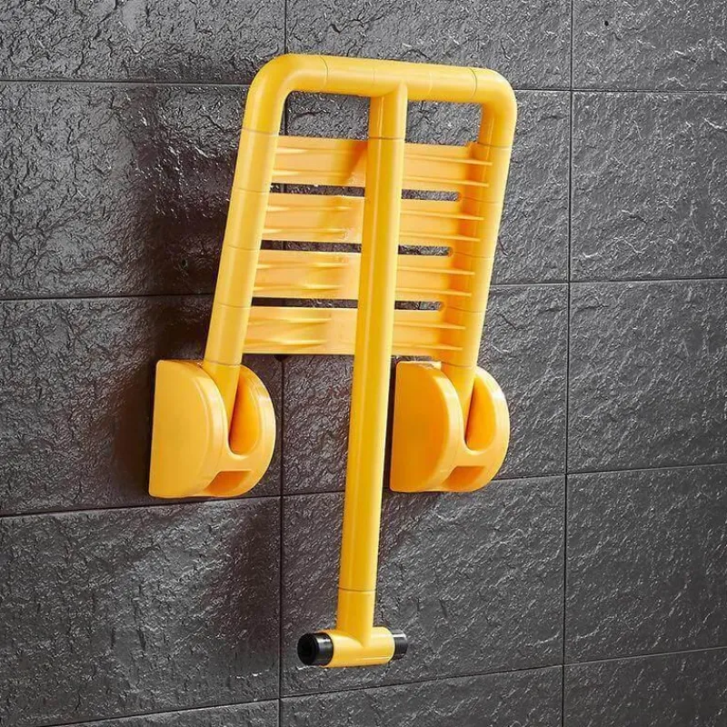 The Blissful Bath Badezimmer|Möbel-Wandmontierter Klapphocker aus Edelstahl