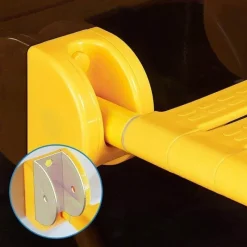 The Blissful Bath Badezimmer|Möbel-Wandmontierter Klapphocker aus Edelstahl