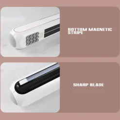 The Culinary Kit Küche & Esszimmer-Wandmontierter Plastikfolienspender Automatischer Küchenorganizer