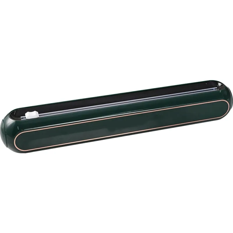 The Culinary Kit Küche & Esszimmer-Wandmontierter Plastikfolienspender Automatischer Küchenorganizer