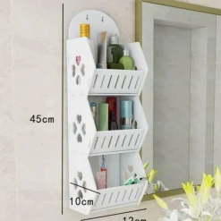 Tranquil Waters Badezimmer|Küche & Esszimmer-Wandmontierter Regal-Organizer ohne Bohren – platzsparende Aufbewahrungslösung