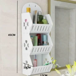 Tranquil Waters Badezimmer|Küche & Esszimmer-Wandmontierter Regal-Organizer ohne Bohren – platzsparende Aufbewahrungslösung