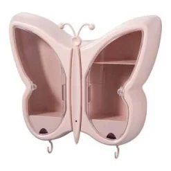 The Blissful Bath Badezimmer-Wandmontierter Schmetterlings-Make-up-Organizer – Aufbewahrungslösung für das Badezimmer