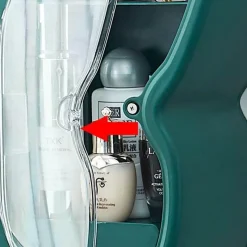 The Blissful Bath Badezimmer-Wandmontierter Schmetterlings-Make-up-Organizer – Aufbewahrungslösung für das Badezimmer