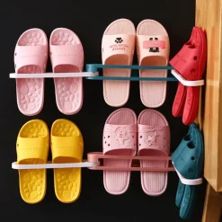 The Blissful Bath Badezimmer-Wandmontierter Schuh-Organizer – platzsparender 3-in-1-Aufhänger