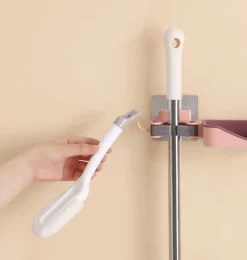 The Blissful Bath Badezimmer-Wandmontierter Seifenmopphalter - 3-in-1-Aufbewahrungshalter