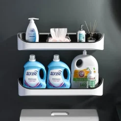 The Blissful Bath Badezimmer-Wandmontiertes Badezimmerregal - Master Storage Organizer