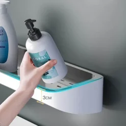 The Blissful Bath Badezimmer-Wandmontiertes Badezimmerregal - Master Storage Organizer