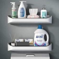 The Blissful Bath Badezimmer-Wandmontiertes Badezimmerregal - Master Storage Organizer