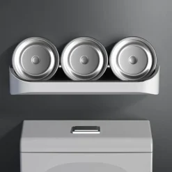 The Blissful Bath Badezimmer-Wandmontiertes Badezimmerregal - Master Storage Organizer