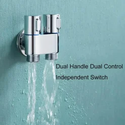 The Blissful Bath Badezimmer-Wandmontiertes Badezimmer-Wasserhahn-Sprühset – Frische Bewässerungslösung