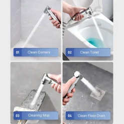 The Blissful Bath Badezimmer-Wandmontiertes Badezimmer-Wasserhahn-Sprühset – Frische Bewässerungslösung