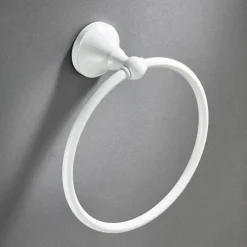 The Blissful Bath Badezimmer-Wandmontiertes Badezimmer-Zubehörhalter-Set – Organizer für Handtücher, Toilettenartikel und Accessoires