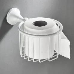 The Blissful Bath Badezimmer-Wandmontiertes Badezimmer-Zubehörhalter-Set – Organizer für Handtücher, Toilettenartikel und Accessoires