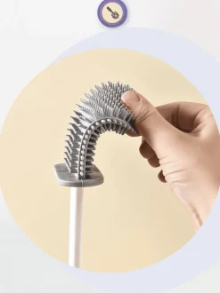 The Blissful Bath Badezimmer-Wandmontiertes Toilettenbürstenset – Platzsparender Badezimmer-Organizer