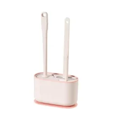 The Blissful Bath Badezimmer-Wandmontiertes Toilettenbürstenset – Platzsparender Badezimmer-Organizer