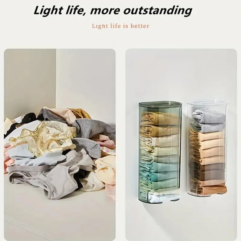 Room to Spare Aufbewahrung Und Organisation-Wand-Organizer – Transparente Hängeaufbewahrung für Unterwäsche