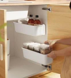 The Decor Haven Küche & Esszimmer-Wandregal mit Aufbewahrungsschublade – platzsparender Organizer