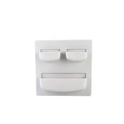 The Decor Haven Küche & Esszimmer-Wandregal mit Saugnapf – Lösung zur Organisation zu Hause