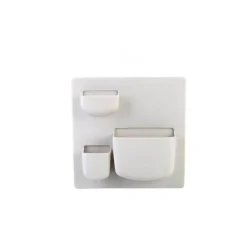 The Decor Haven Küche & Esszimmer-Wandregal mit Saugnapf – Lösung zur Organisation zu Hause