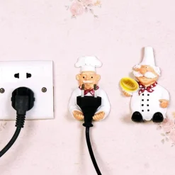 The Decor Haven Küche & Esszimmer-Wandstecker-Organizer – selbstklebende Aufhänger, 2er-Pack