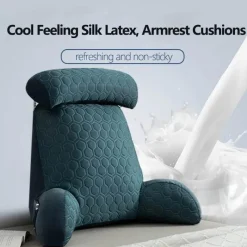 The Decor Haven Gadgets Für Zuhause-Waschbares Latex-Lesekissen – bequemes Stützkissen