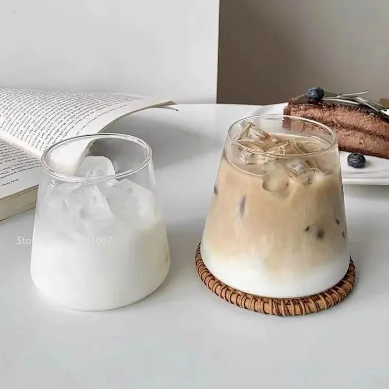 Plates u0026 More Küche & Esszimmer-Wasserbecher aus klarem Glas – vielseitiger Kaffee- und Saftbecher