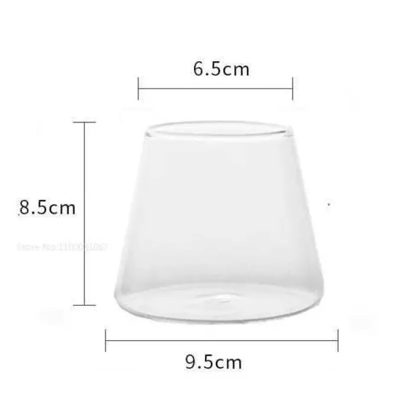 Plates u0026 More Küche & Esszimmer-Wasserbecher aus klarem Glas – vielseitiger Kaffee- und Saftbecher