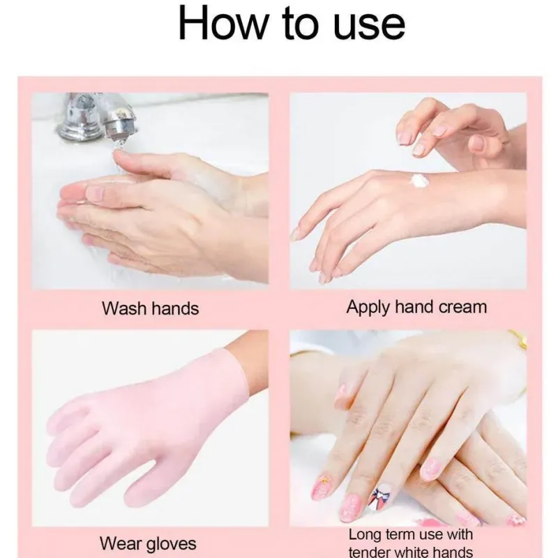 PureGlow Männerpflege|Frauenpflege-Wasserdichte Aqua Care Silikon-Spa-Handschuhe