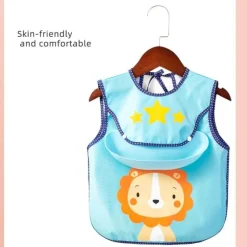 Kinder The Decor Haven Kinderwagen & Zubehör-Wasserdichte Babyschürze mit Tiermuster – süßer Kochkittel für Kinder