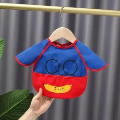 Kinder The Decor Haven Kinderwagen & Zubehör-Wasserdichte Cartoon-Babylätzchen – leicht zu reinigende Lätzchen zum Füttern von Kindern