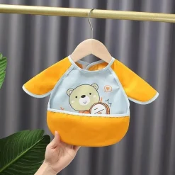 Kinder The Decor Haven Kinderwagen & Zubehör-Wasserdichte Cartoon-Babylätzchen – leicht zu reinigende Lätzchen zum Füttern von Kindern