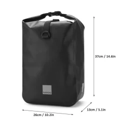 Wilderness Haven Taschen & Geldbörsen|Fahrräder & Verkehr-Wasserdichte Fahrradsatteltasche - Robuste Fahrrad-Schultertasche