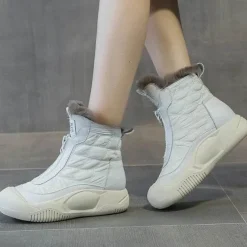 Damen Wilderness Haven Damenschuhe-Wasserdichte High-Top-Schneestiefel für Damen – Winter Defender Footwear