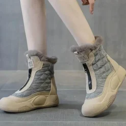 Damen Wilderness Haven Damenschuhe-Wasserdichte High-Top-Schneestiefel für Damen – Winter Defender Footwear