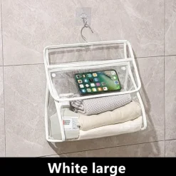 The Blissful Bath Badezimmer-Wasserdichte, hängende Badezimmer-Organizer-Tasche – transparente Aufbewahrungslösung