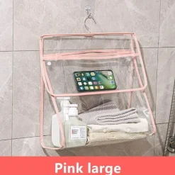 The Blissful Bath Badezimmer-Wasserdichte, hängende Badezimmer-Organizer-Tasche – transparente Aufbewahrungslösung